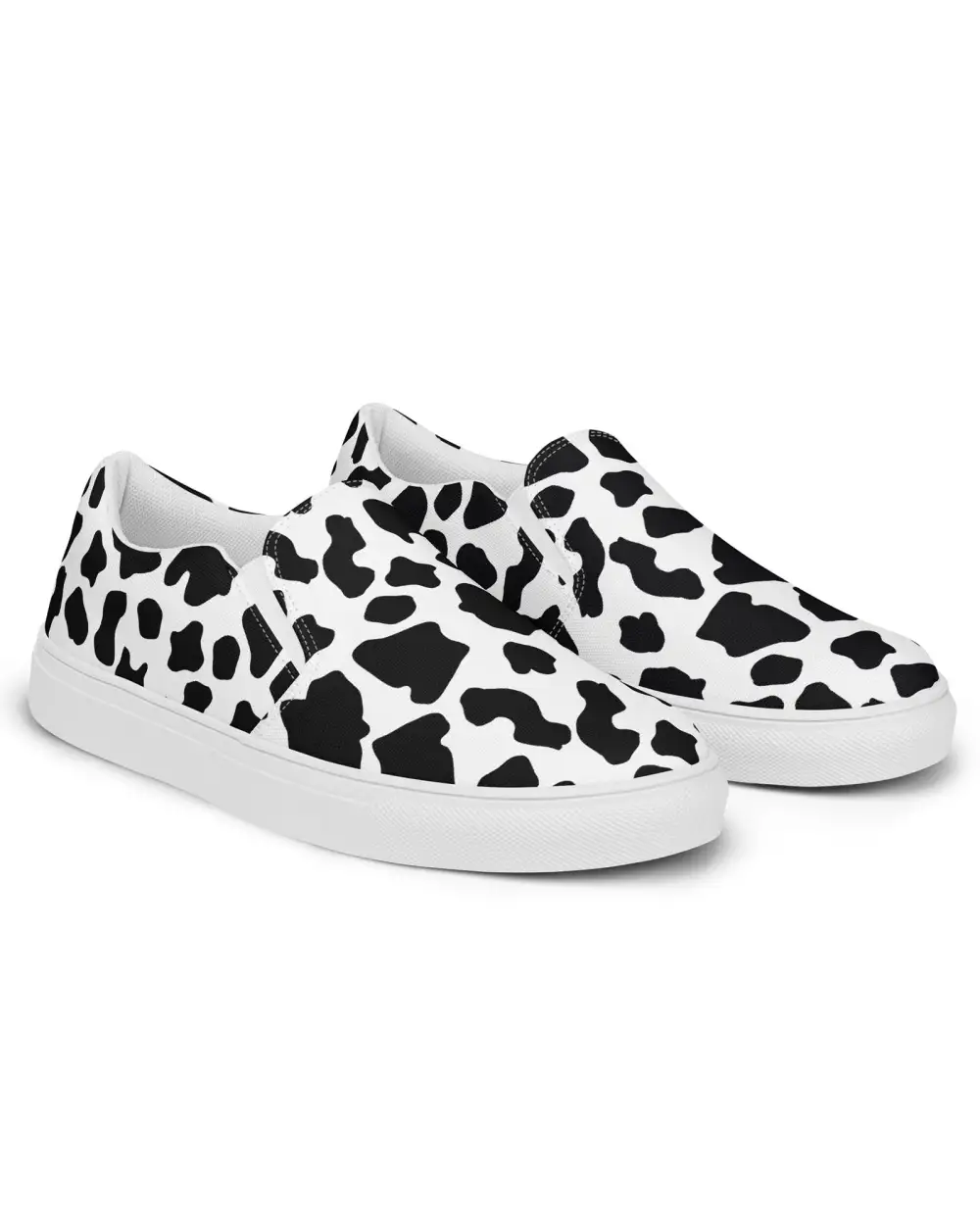 Cowhide Pattern Slip On Shoes
