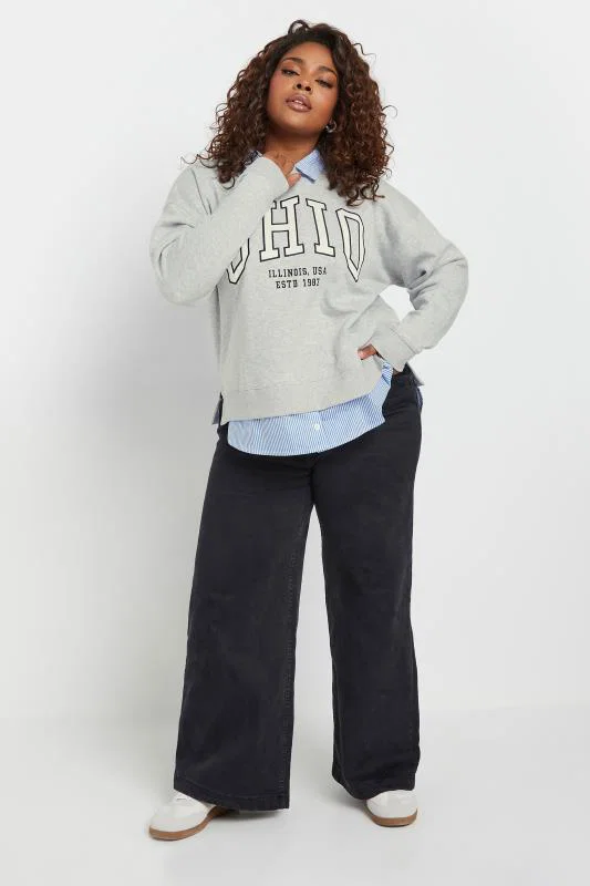 Grey 'Ohio' 2-In-1 Sweatshirt detail 1