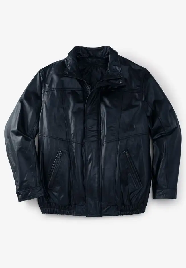 Leather Bomber Jacket
