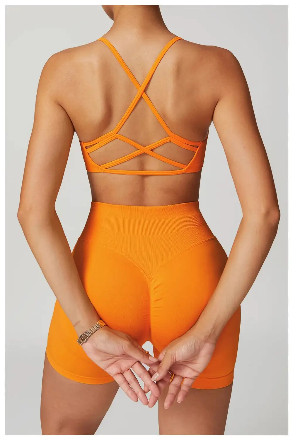 Seamless Yoga Set Gym Workout Fitness Sports Bra Leggings
