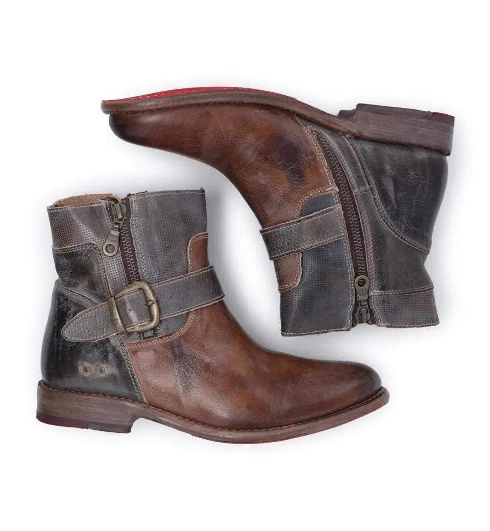 Buckled Perforated Everyday Boots