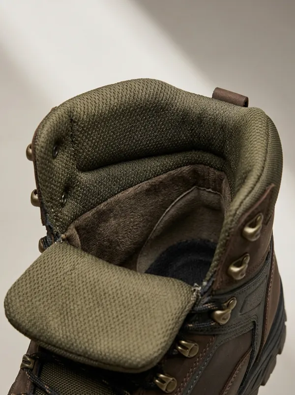 Outdoor Outdoor Leather-Look Men's Waterproof Work Boots