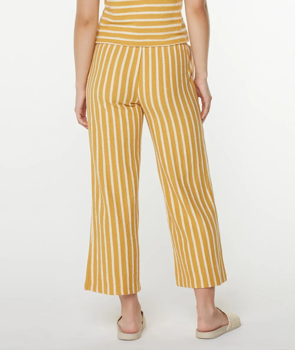 Jacquard Dye-Striped Nine-Inch Pants