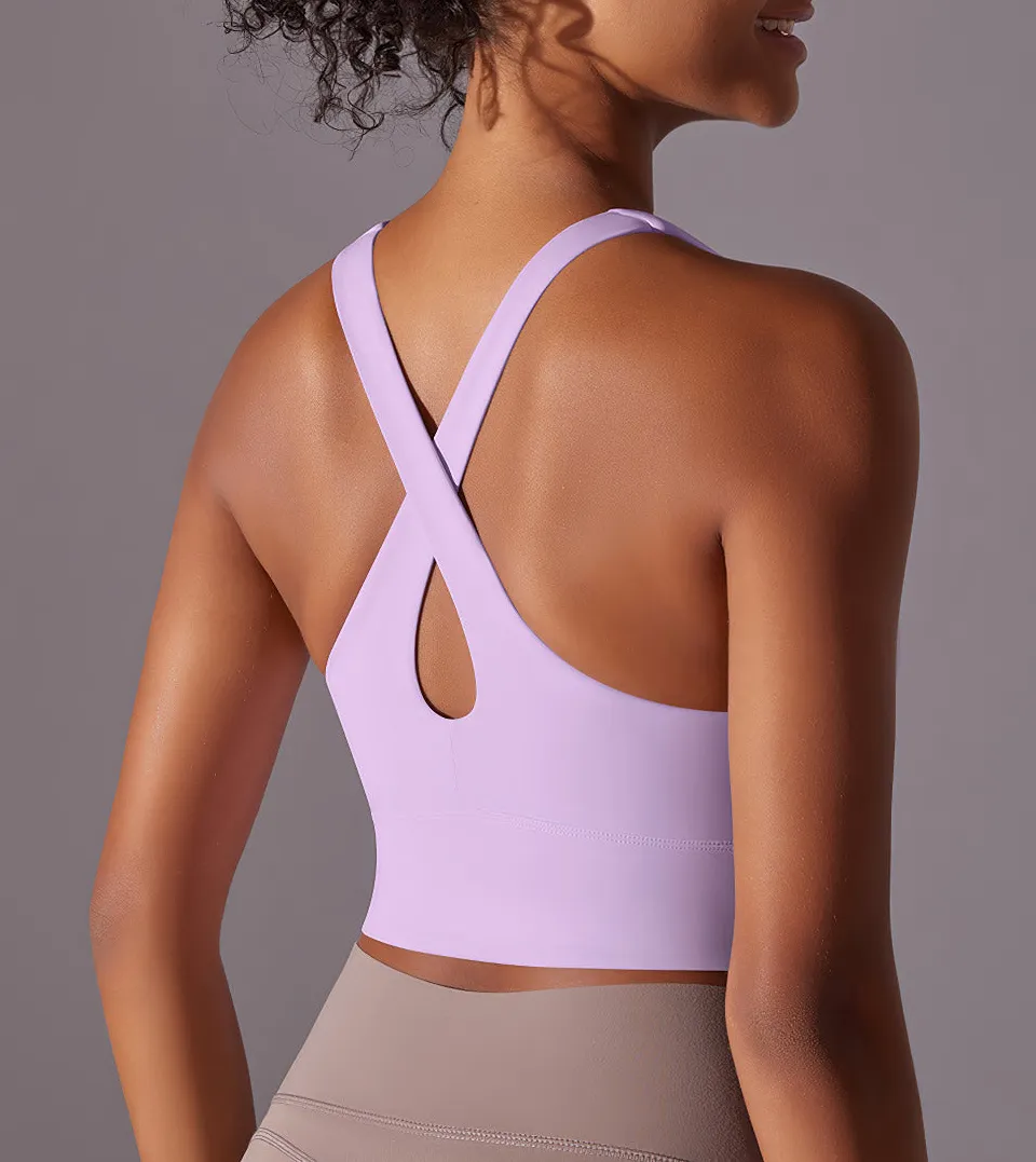 Layered Cropped Active Top
