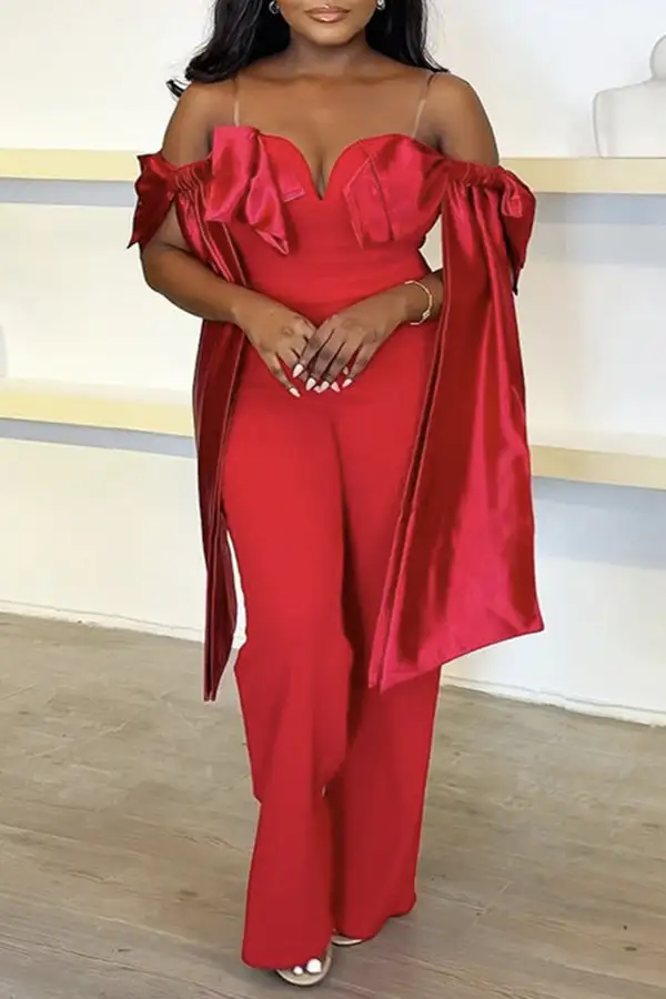 Spaghetti Strap Sleeveless Jumpsuit