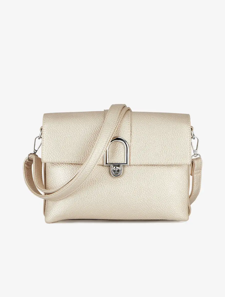 Timeless Textured Everyday Crossbody Bag