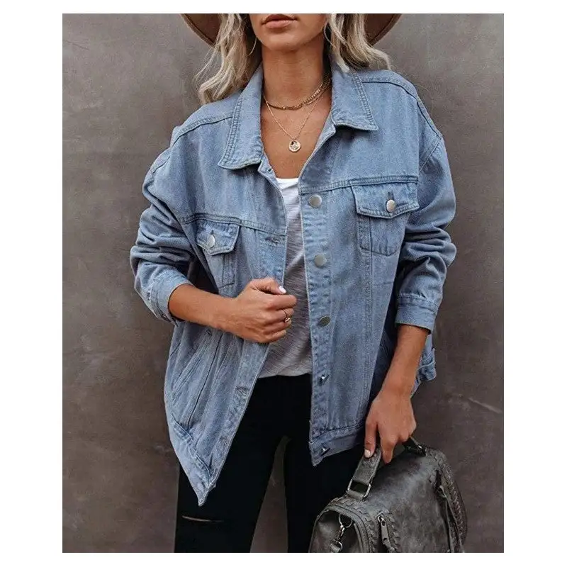 Denim Relaxed Outerwear Coat