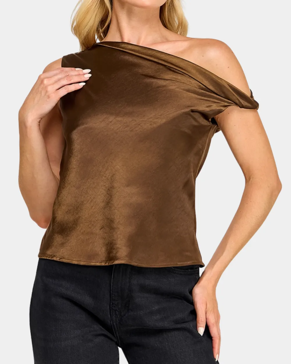 Twisted Off Shoulder Blouse