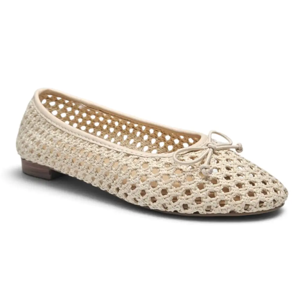 Breezy Woven Ballet Flats