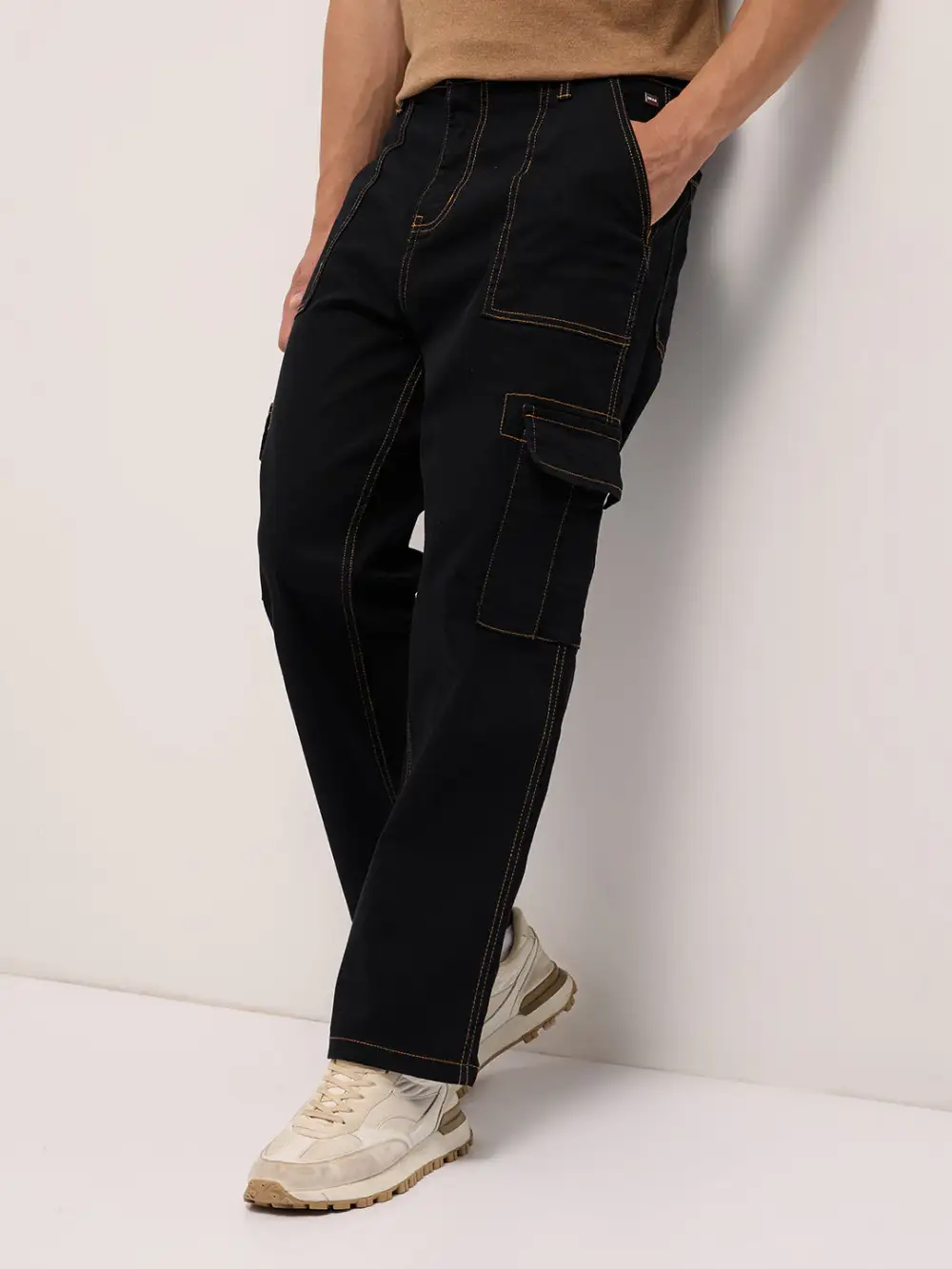 Coastal Baggy Cargo Pocket Jeans