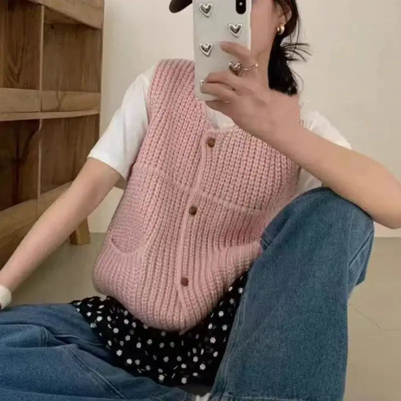 Chic Knitted Vest For
