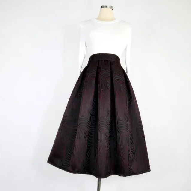 Gentle Street Everyday Casual Embroidered Skirt