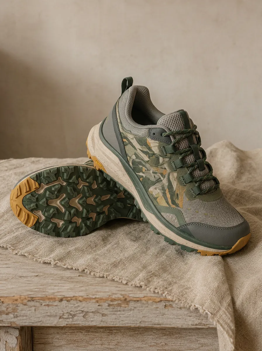 Women's Stride Outdoor Hiking Camouflage Printed Sneakers