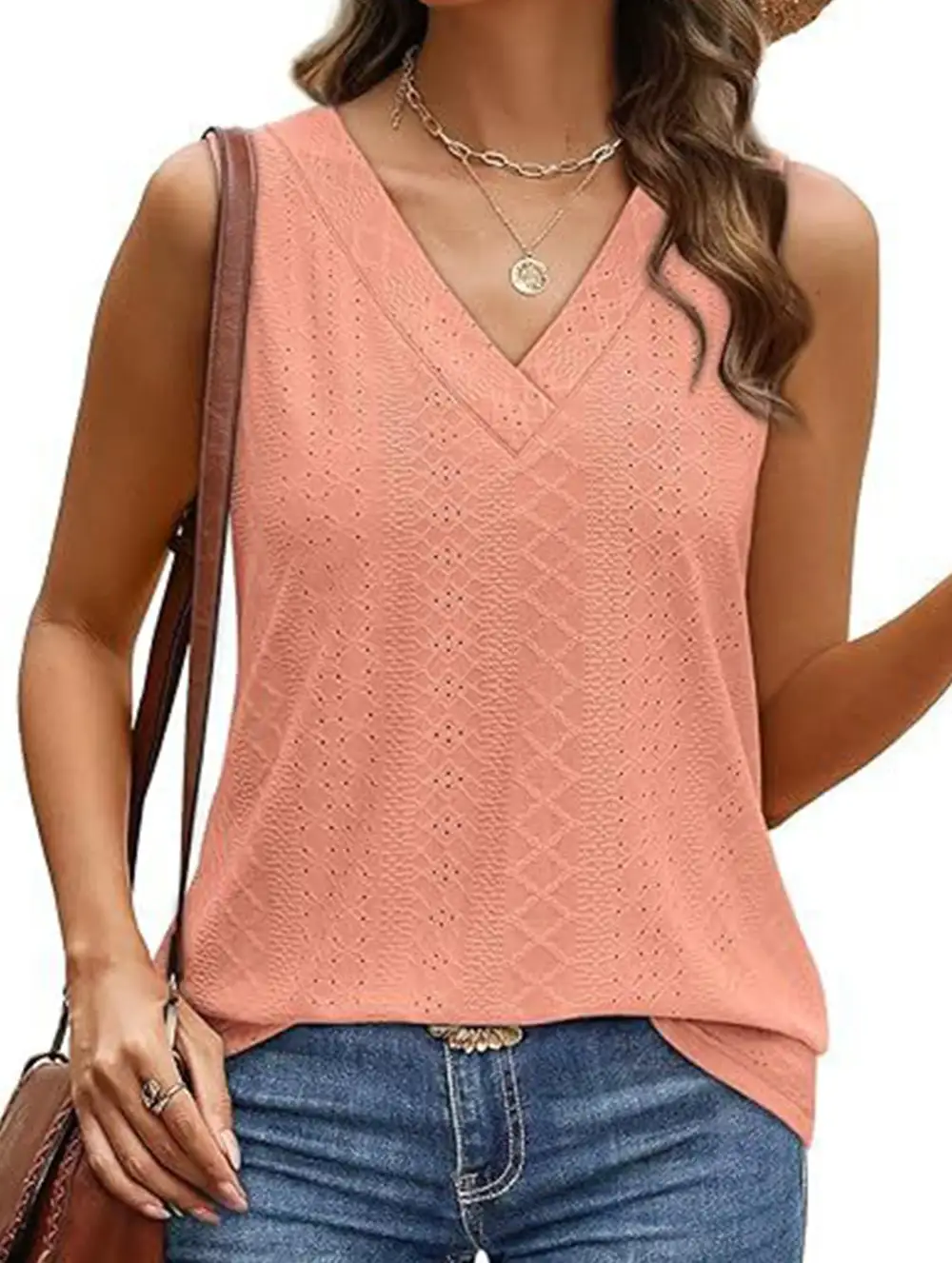 V Neck Loose Vest Top