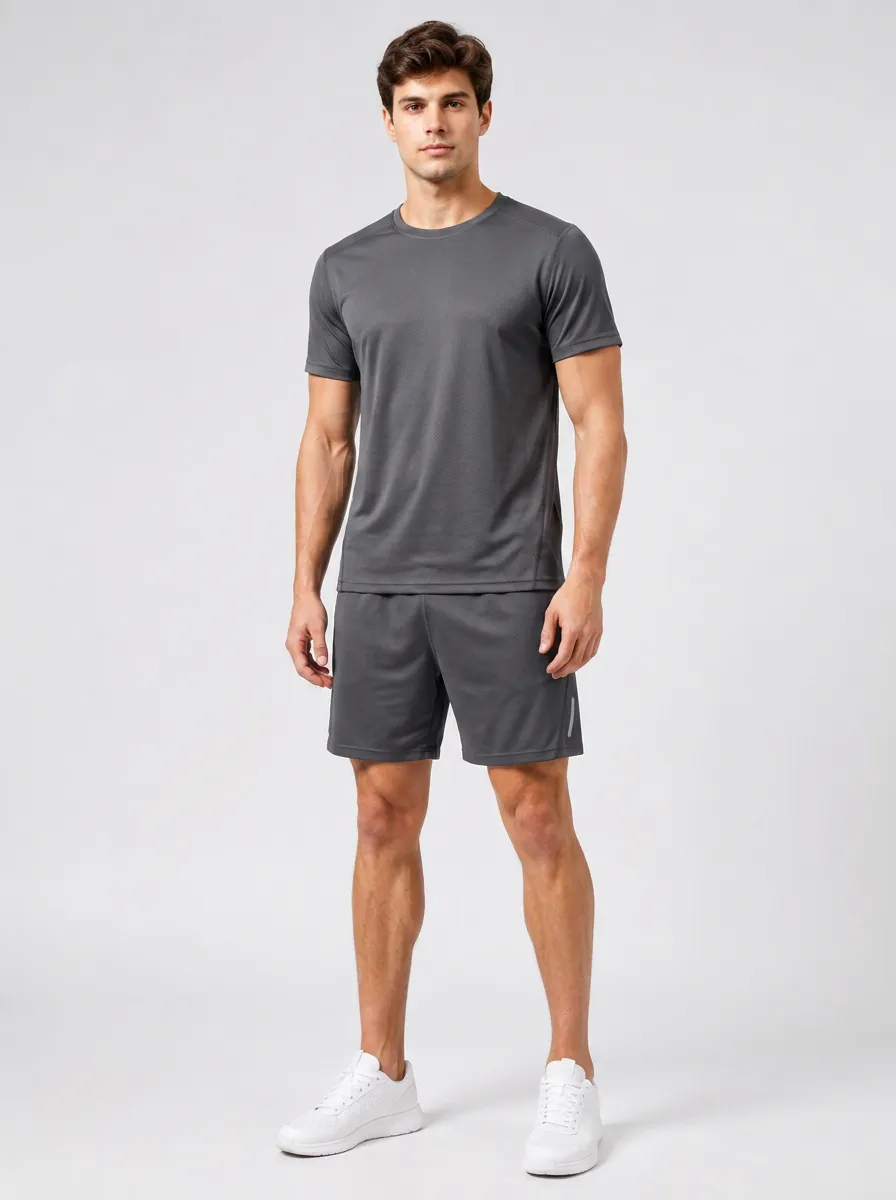 Men's Functional Printed Workout Gym Set