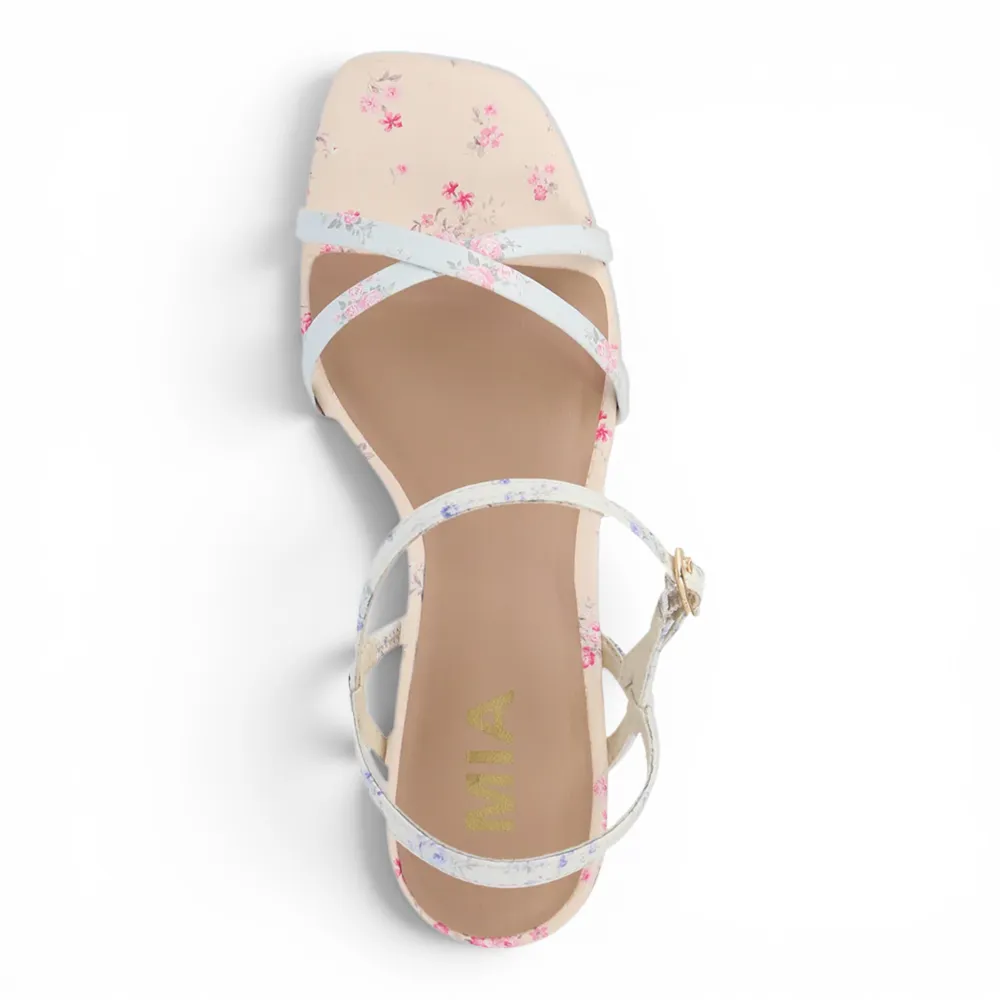 Nadalia Floral Block Heel