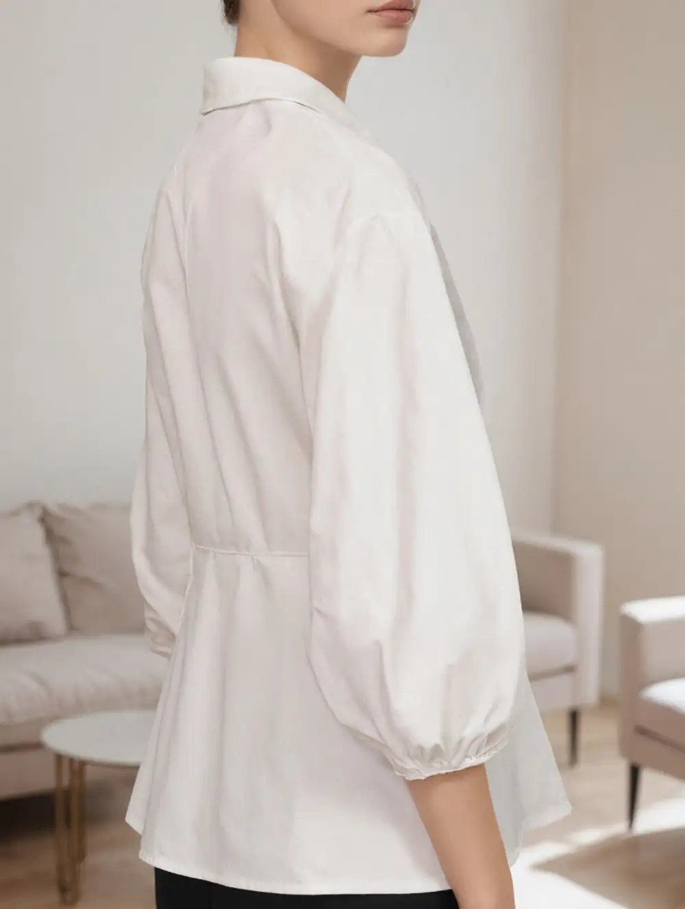Minimal Easy Drape Blouse