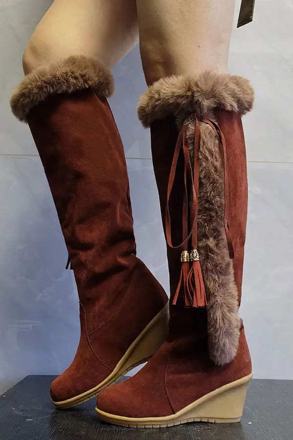 Fluffy Boots