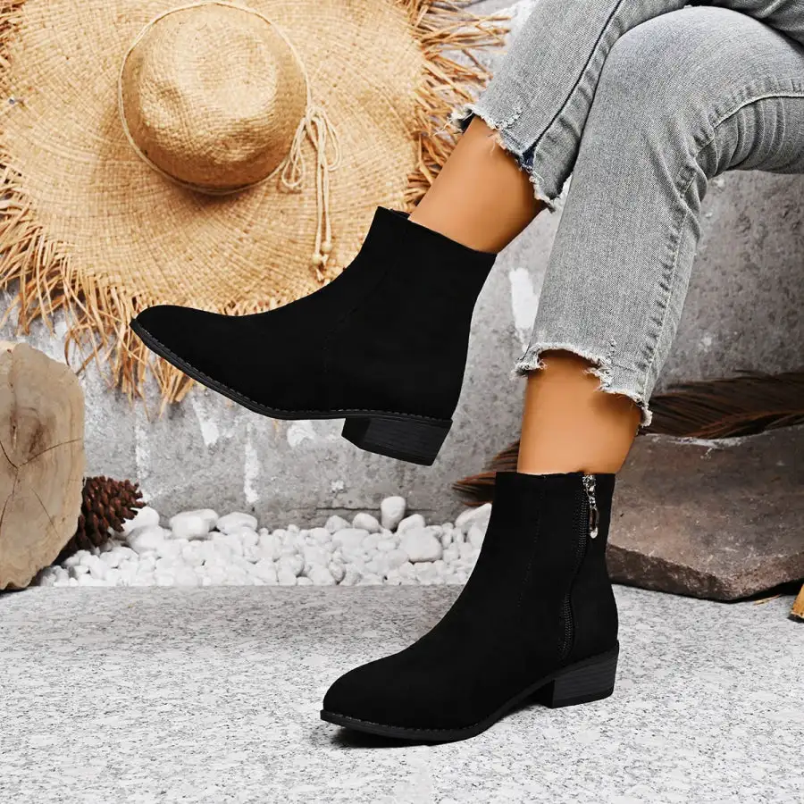 Block Heels Chelsea Boots
