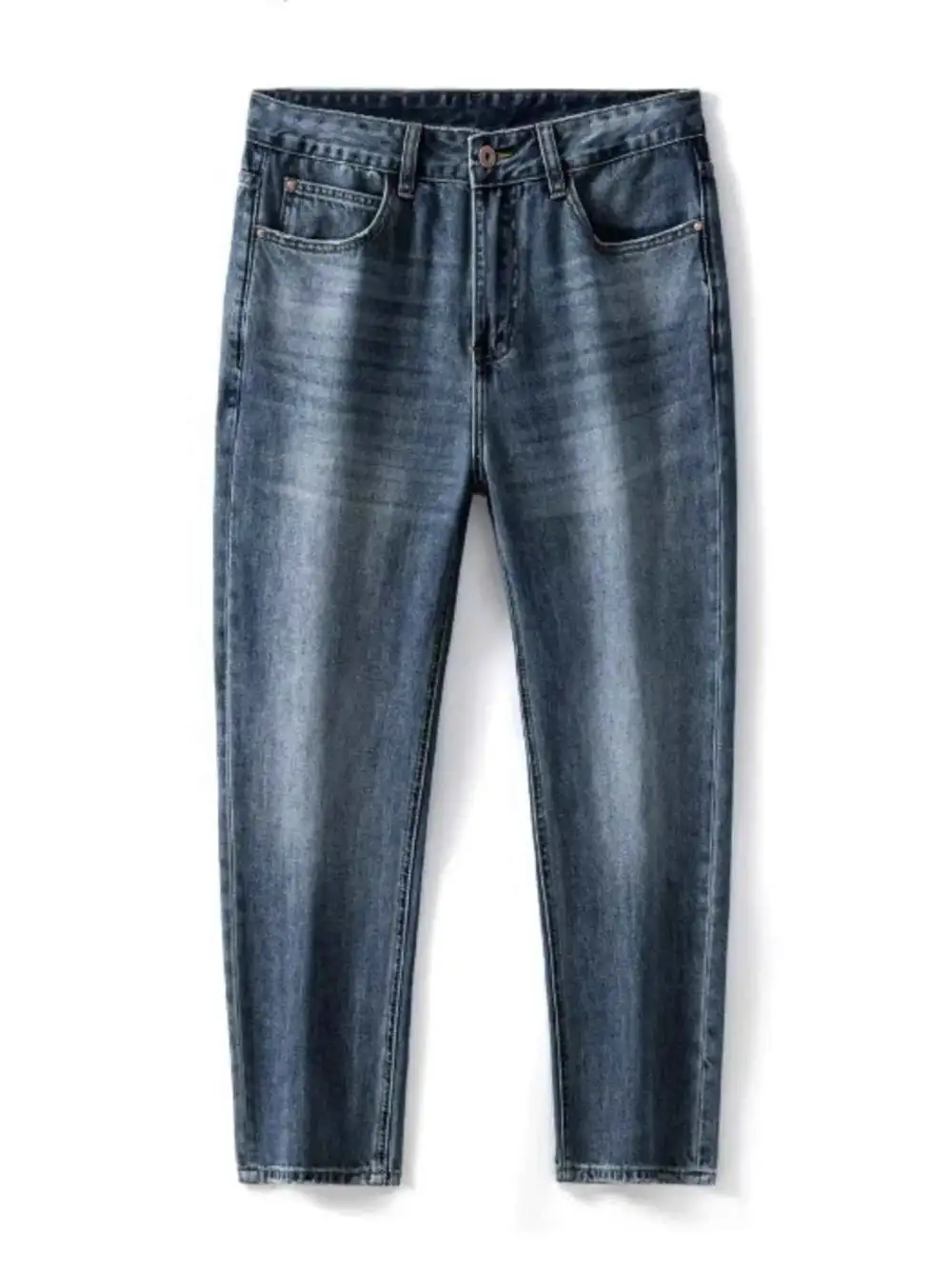 Relaxed Fit Wash Jeans
