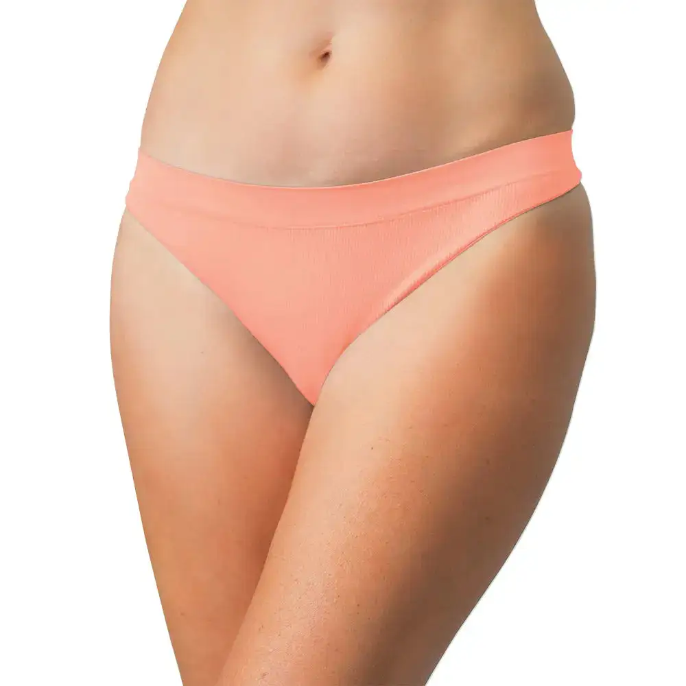 Tag-Free Ribbed Soft Thong Panty