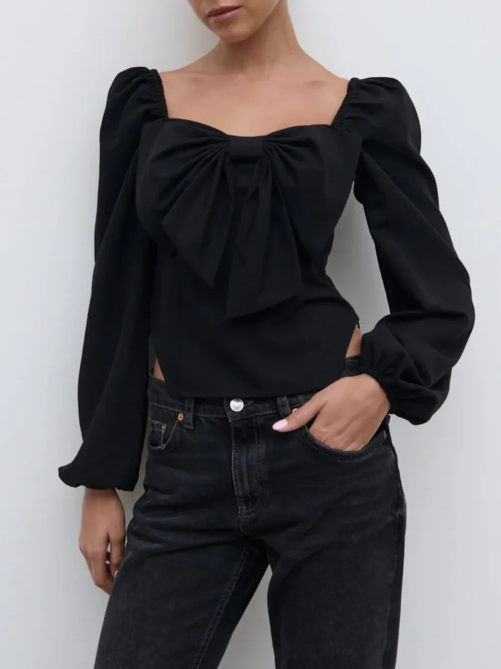 Exaggerated Bow Top