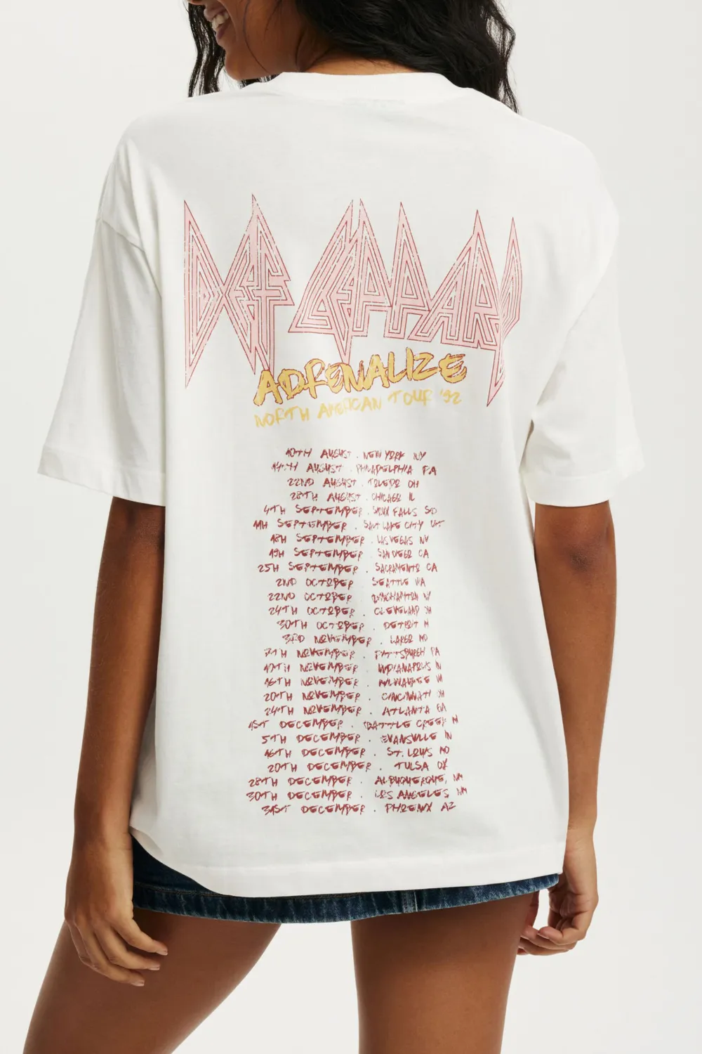 Leopard Crew Neck Loose T-Shirts