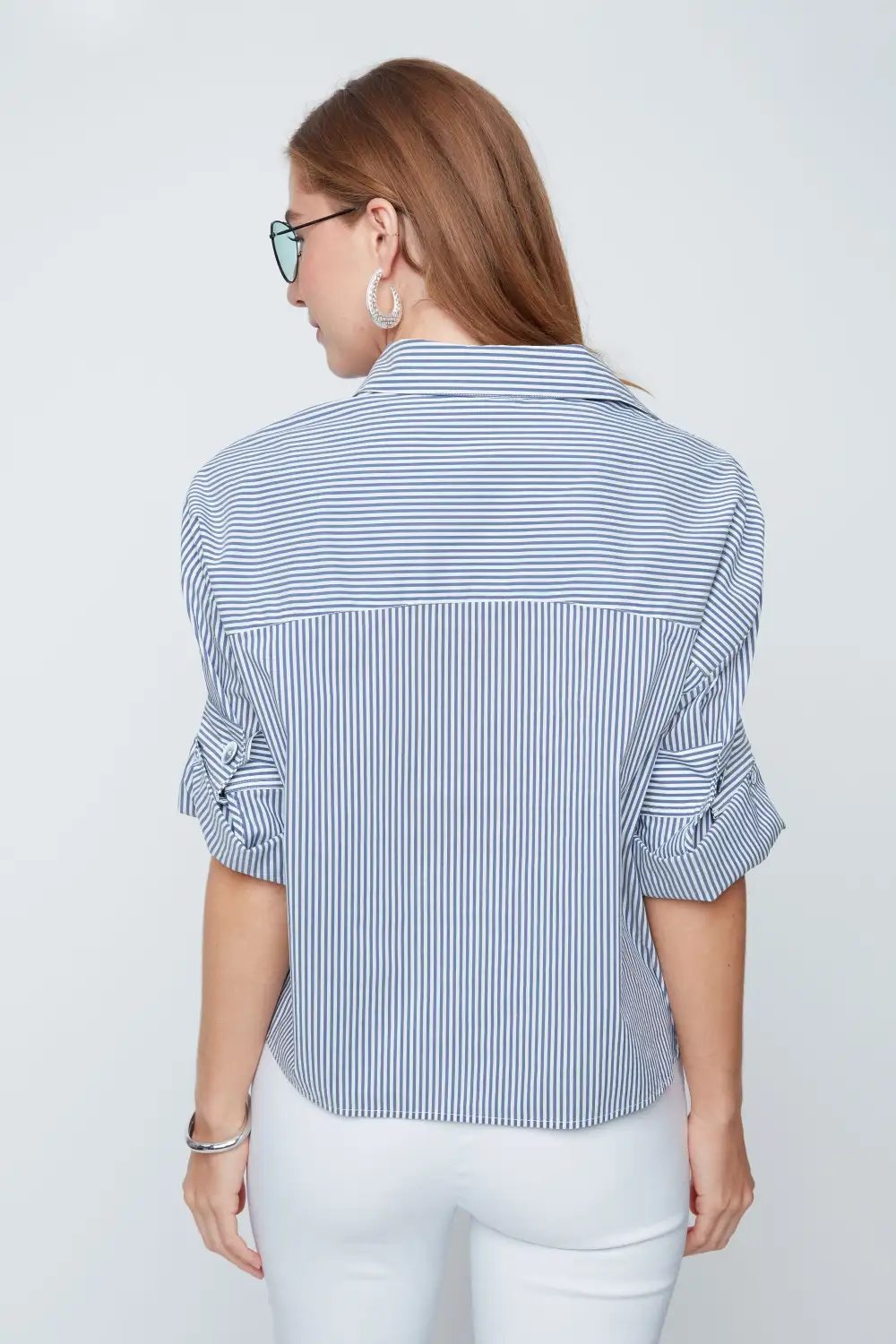 Striped Button Down Shirt