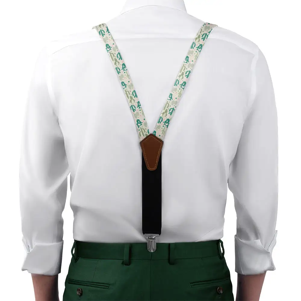 Cactus Party Theme Suspenders