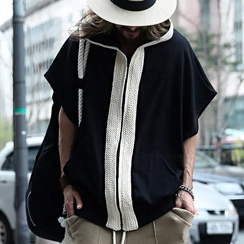 Textured Hooded Jacket