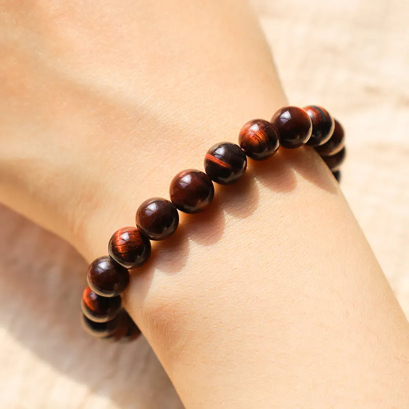 Everyday Natural Tiger Eye Bead Bracelet