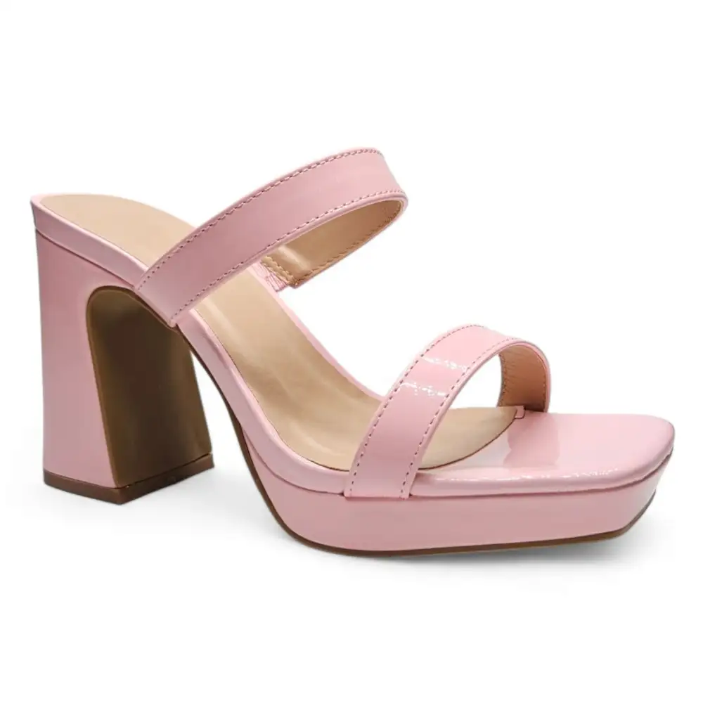 React Square Toe Platform Heel