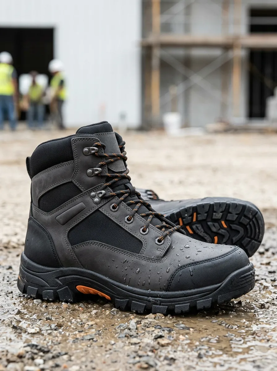Essential Construction Style Men' Waterproof Work Boots