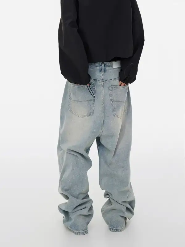 Wash Balloon Fit Jeans