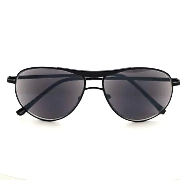 Aviator Full-Lens Spring-Hinge Reading Sunglasses