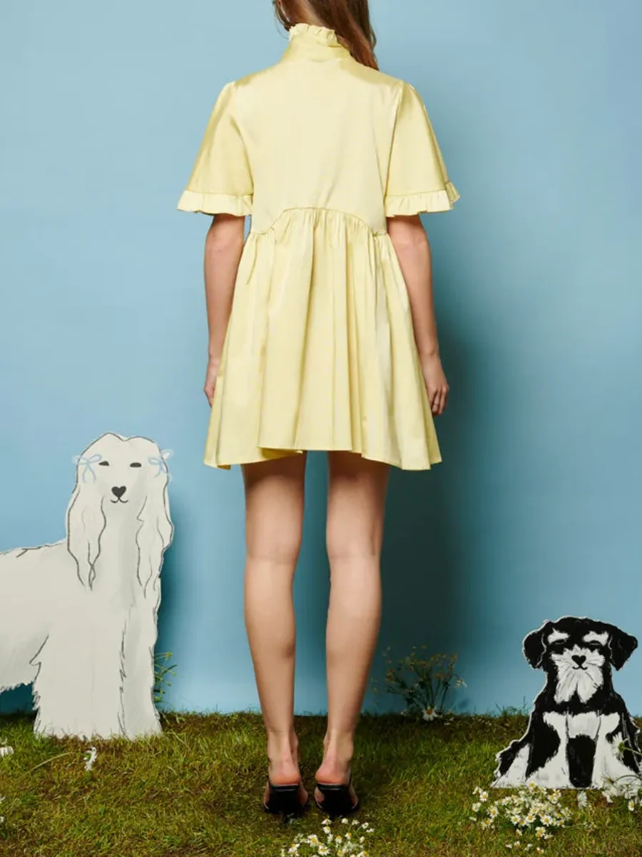 Simplicity Reimagined Bow Mini Dress
