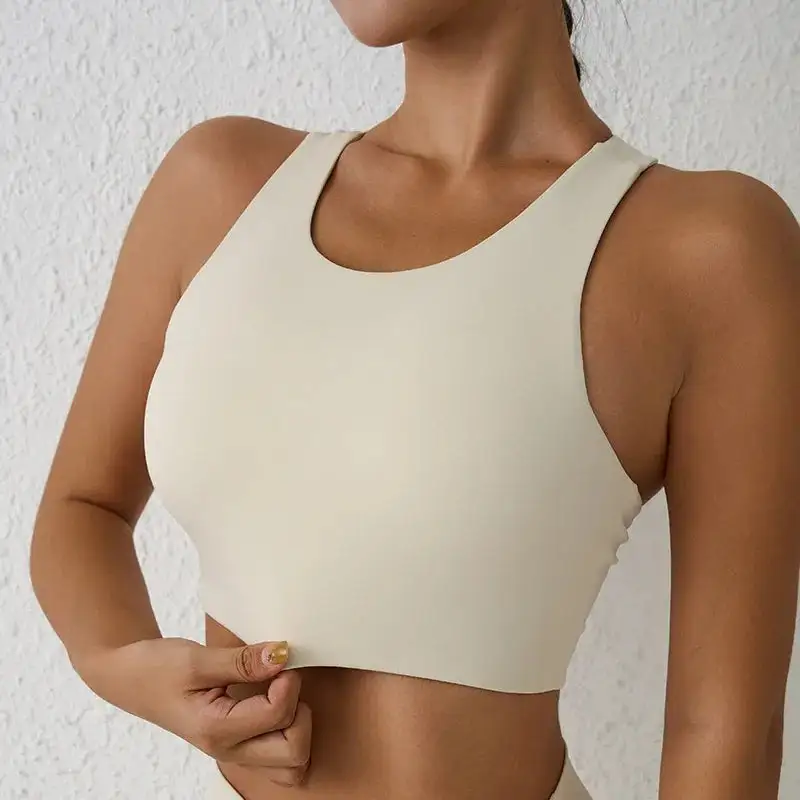 Sports Bra with Asymmetric Back