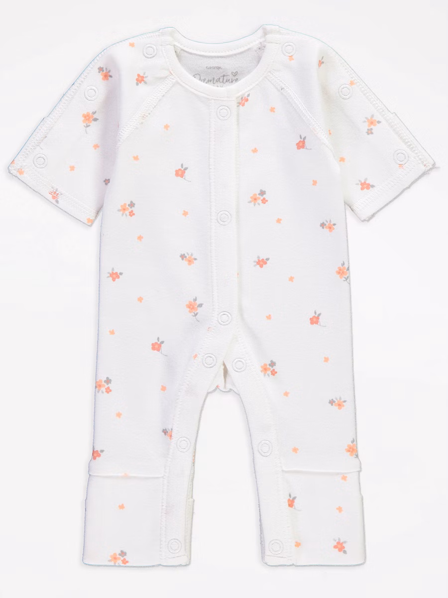 Floral Premature Baby Starter Pack 5 Piece Set detail 1