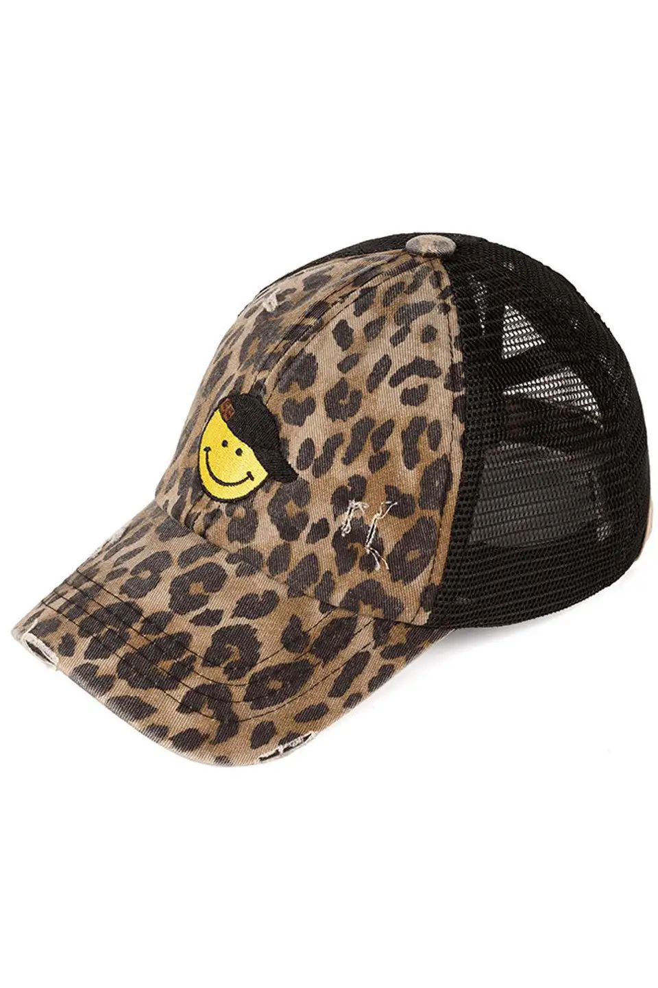 Glitter Smiley Cap