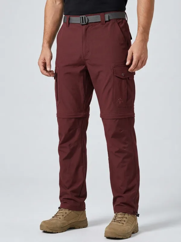 Men's Outdoor Hiking Tactical Convertible Printed Cargo Pants