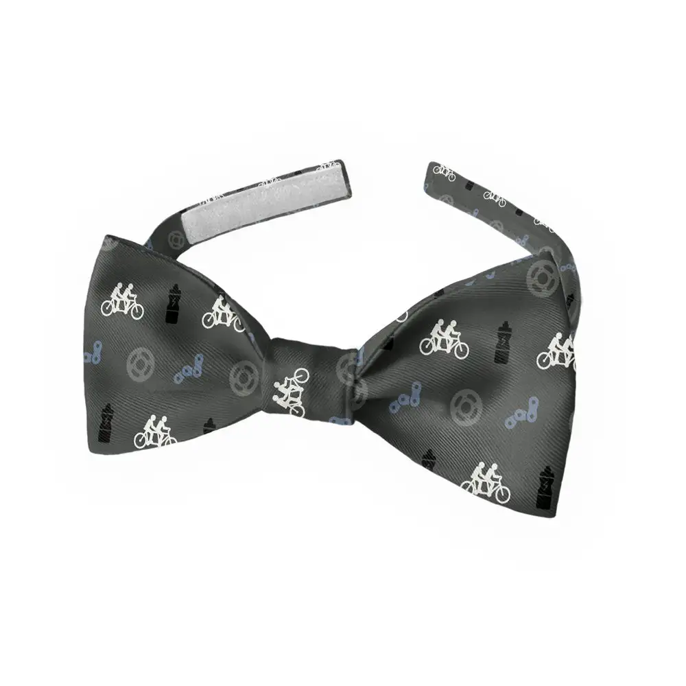 Biking with Friends Pattern Bow Tie