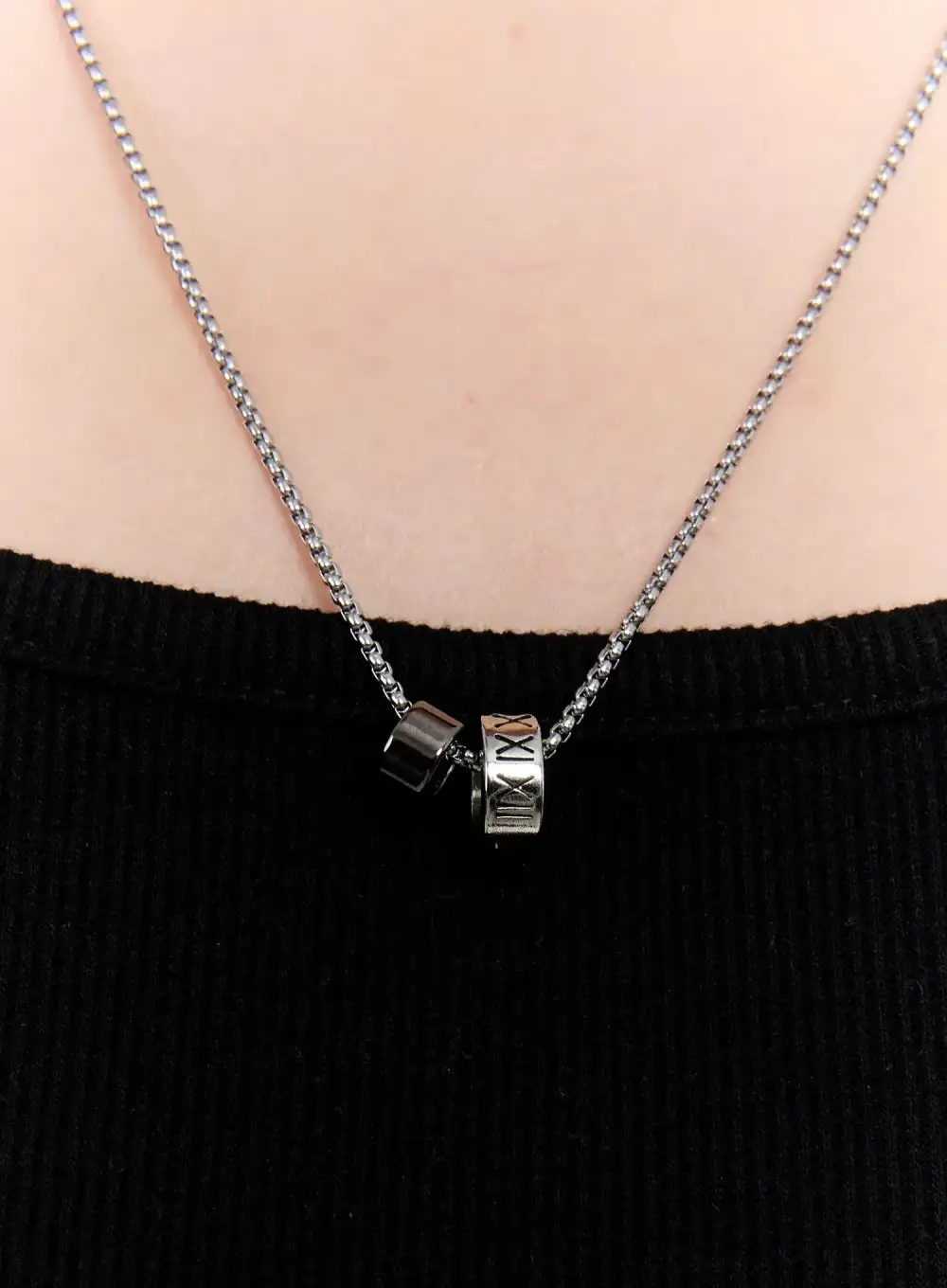 Stainless-Steel Count Necklace