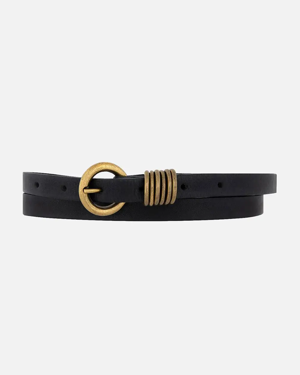 Skinny Leather Waist Belt
