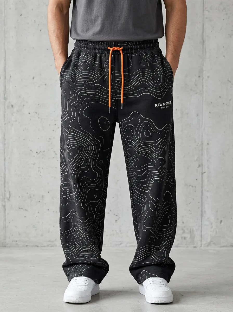 Travel Sweatpants Topographic Men's Sweatpants