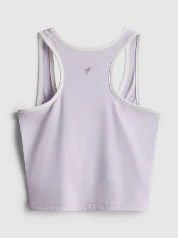 Active Contrast Trim Racer Back Vest