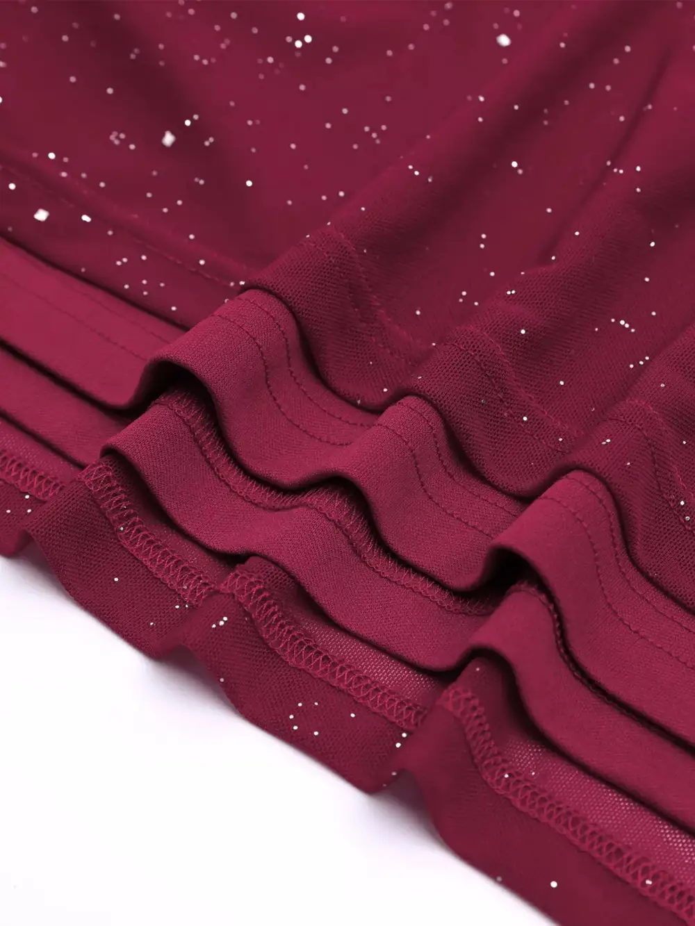 Relaxed Shape Glitter Maxi Dress