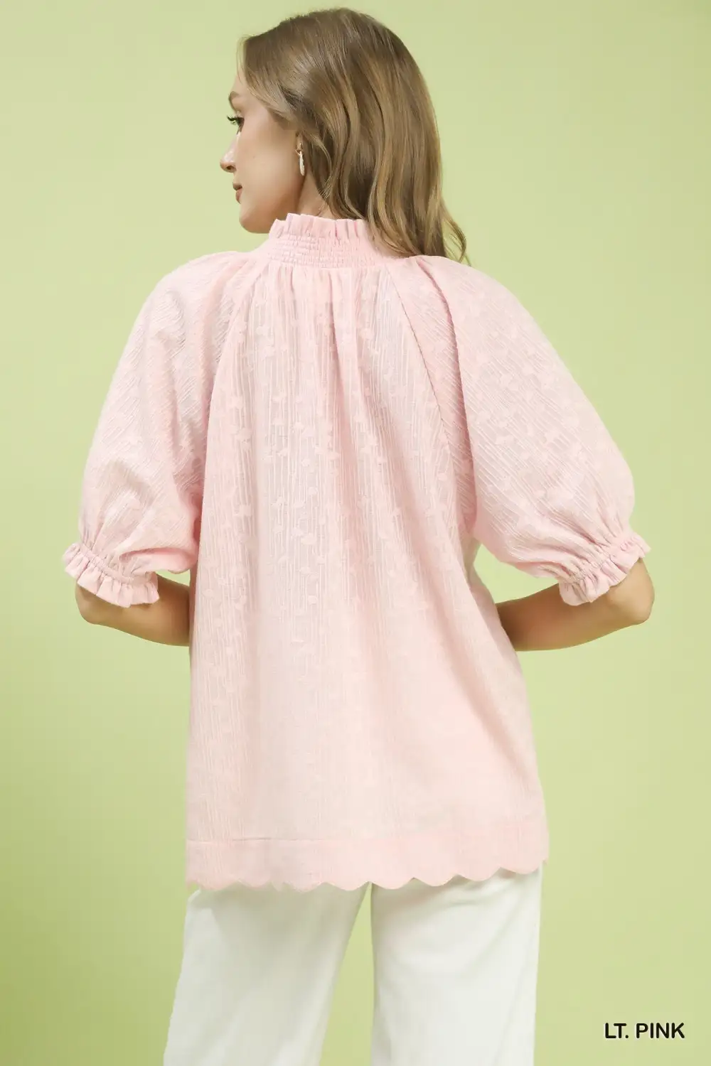 Textured Pintuck Blouse