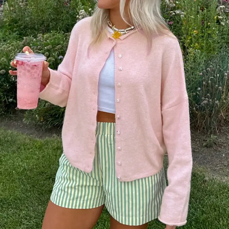 Button Knitted Cardigan