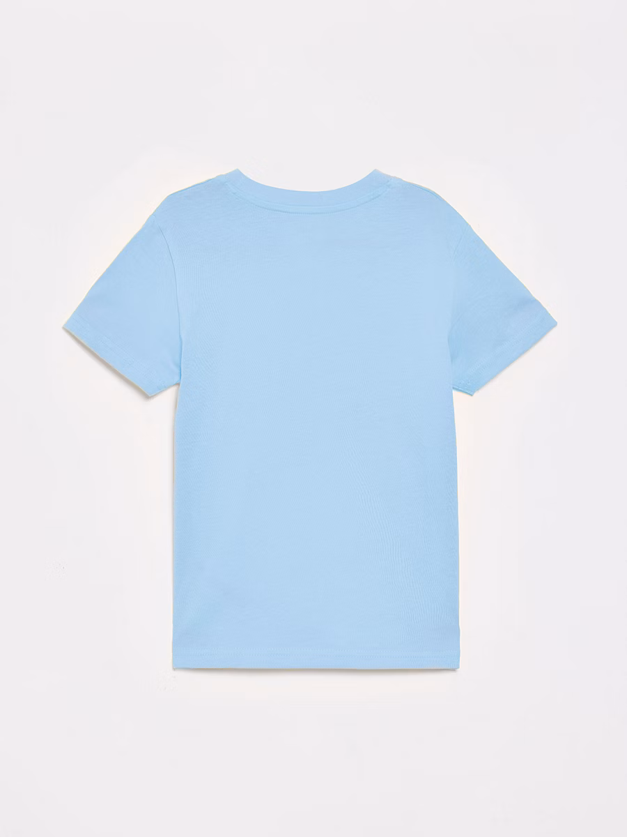 Light Blue Crew Neck School T-Shirt 2 Pack detail 3