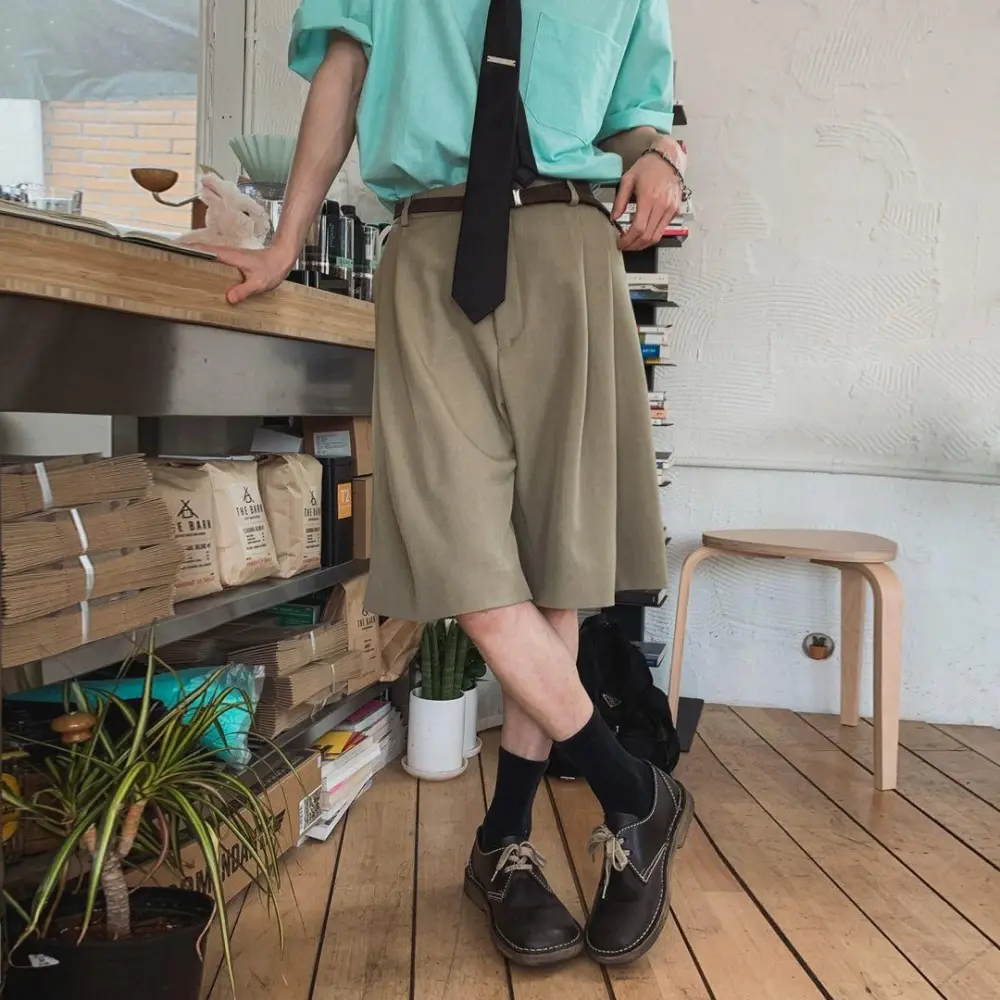 Relaxed Fit Tailored Shorts